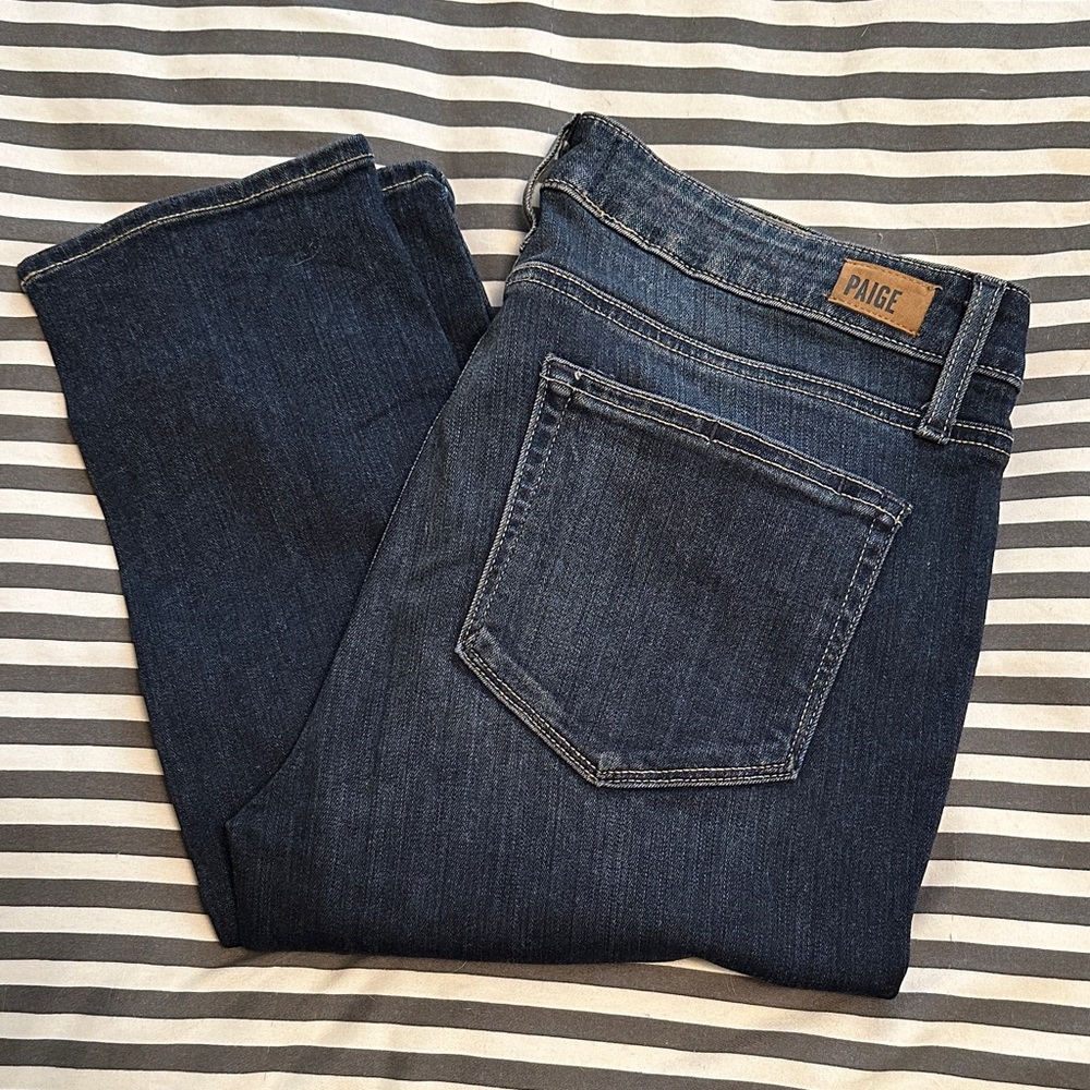 PAIGE Skyline Skinny Indigo Denim Jeans - size 31 - LIKE NEW